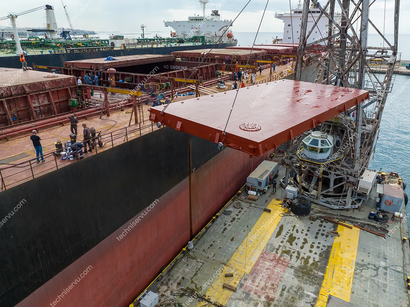 m/v Porto Limnioni ship repair project