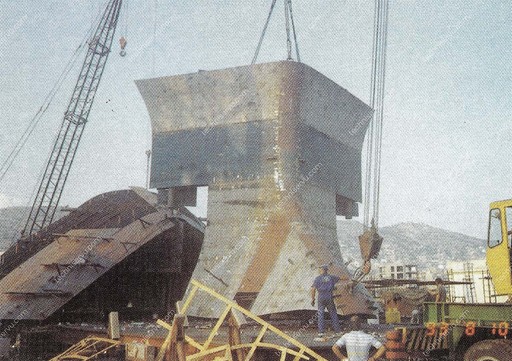 Agia Thalassini ship repair project