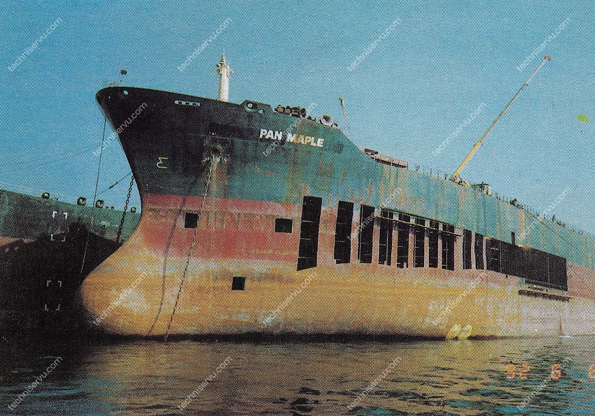 m/v Pan Maple ship repair work by Techniservu