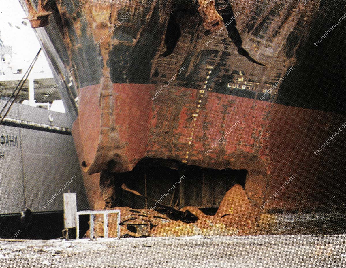 m/v Aris T ship repair work by Techniservu